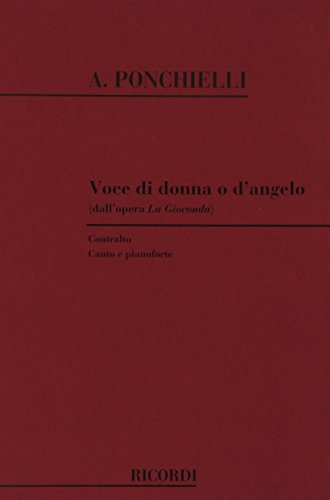 9780041099232: La gioconda: voce di donna o d'angelo chant