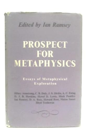 9780041100082: Prospect for Metaphysics