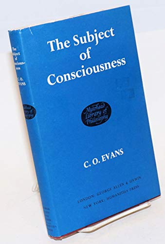 Beispielbild fr The Subject of Consciousness zum Verkauf von Better World Books