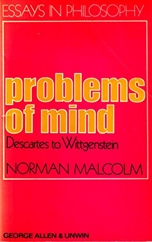 9780041300154: Problems of Mind: Descartes to Wittgenstein