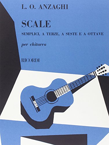 Imagen de archivo de SCALE SEMPLICI, A TERZE, A SESTE E A OTTAVE GUITARE (French Edition) a la venta por Books Unplugged