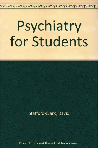 Imagen de archivo de Psychiatry for Students a la venta por Better World Books