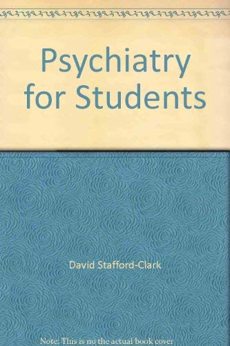 Beispielbild fr Psychiatry for Students zum Verkauf von AwesomeBooks