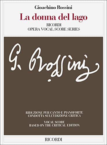 9780041331912: LA DONNA DEL LAGO CHANT