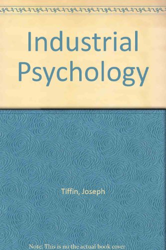 Stock image for Industrial psychology for sale by ThriftBooks-Atlanta