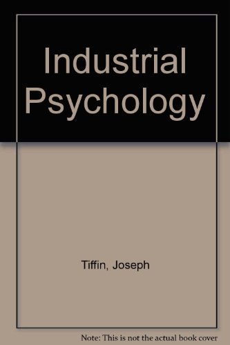 Beispielbild fr Industrial Psychology zum Verkauf von Goldstone Books