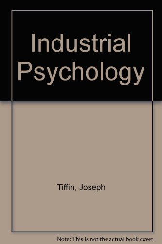 Stock image for Industrial Psychology for sale by Goldstone Books