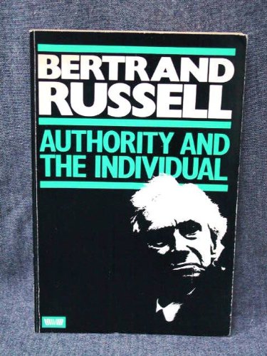 9780041700305: Authority and the Individual
