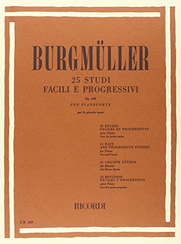 9780041804294: 25 STUDI FACILI E PROGRESSIVI PER LE PICCOLE MANI OP. 100