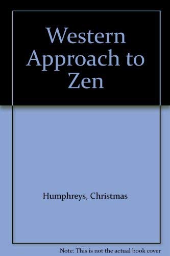 9780041810189: Western Approach to Zen