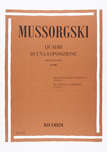 9780041822519: QUADRI DI UN'ESPOSIZIONE PIANO