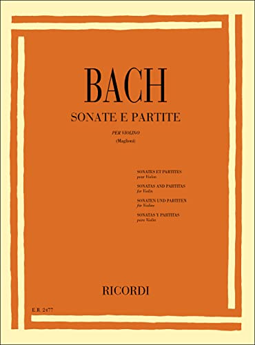 9780041824773: 6 SONATE E PARTITE BWV 1001 - 1006 VIOLON