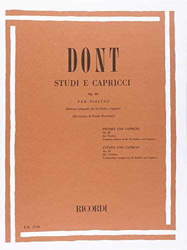 9780041827200: STUDI E CAPRICCI OP. 35