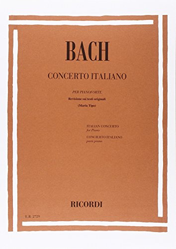 9780041827293: CONCERTO ITALIANO BWV 971 PIANO