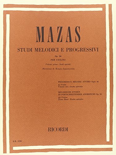 9780041827828: Studi Melodici E Progressivi Op. 36