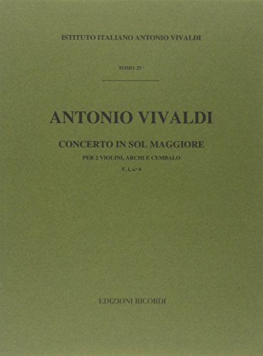 9780041902761: Concerto in sol maggiore rv 516 (f i, 6 - t 27) flute traversiere