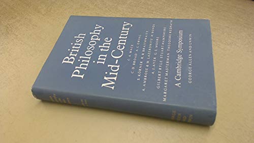 9780041920048: British Philosophy in Mid-Century