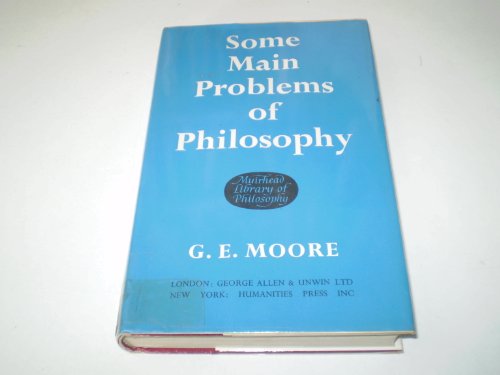 Beispielbild fr Some Main Problems of Philosophy. [The Muirhead Library of Philosophy] zum Verkauf von G. & J. CHESTERS