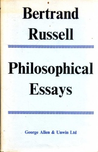 9780041920161: Philosophical Essays