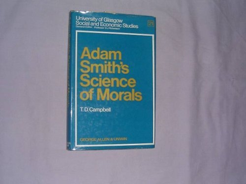 Beispielbild fr Adam Smith's Science of Morals zum Verkauf von Anybook.com