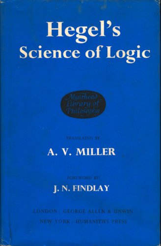 9780041930139: Science of Logic