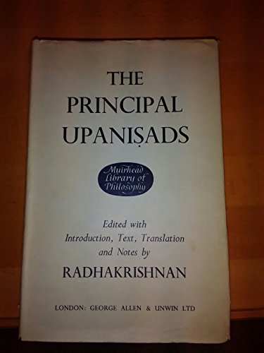 9780042940465: Principal Upanishads (Muirhead Library of Philosophy)