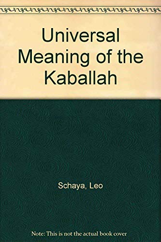 9780042960043: Universal Meaning of the Kaballah