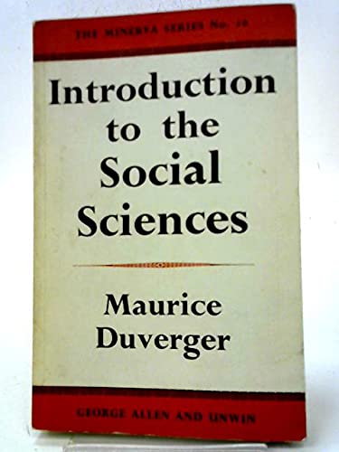 Stock image for The Minerva Series of Students' Handbooks No. 10: Introduction to the Social Sciences with special reference to their method for sale by Ryde Bookshop Ltd