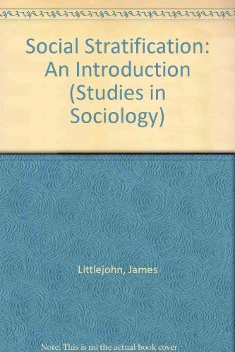 Beispielbild fr Social Stratification : An Introduction (Studies in Sociology) zum Verkauf von Book Booth