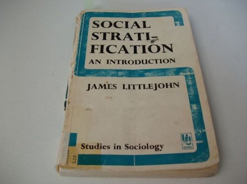 Imagen de archivo de Social Stratification: An Introduction (Studies in Sociology) a la venta por Kennys Bookshop and Art Galleries Ltd.