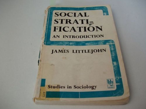 9780043010525: Social Stratification: An Introduction (Studies in Sociology)