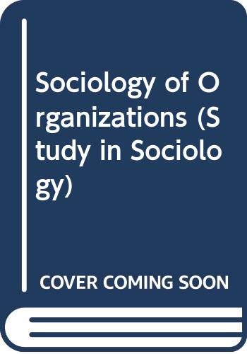 9780043010709: A sociology of organisations (Studies in sociology)