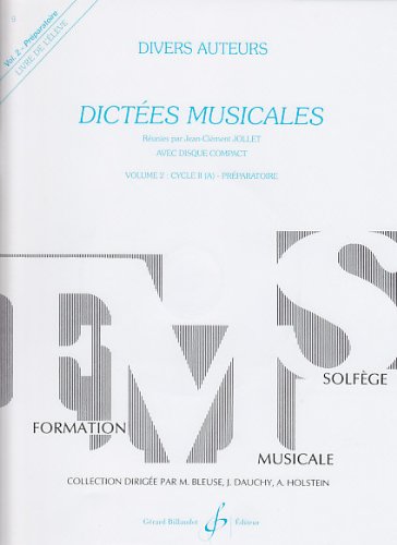 Stock image for Dictes Musicales Volume 2 - Eleve for sale by medimops