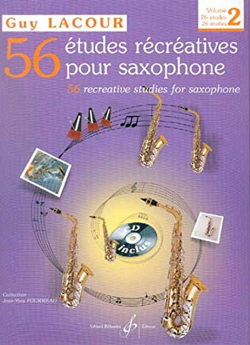 Stock image for 56 ETUDES RECREATIVES CAHIER 2 - 26 ETUDES