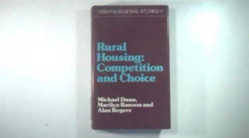 Beispielbild fr Rural Housing: Competition and Choice. zum Verkauf von G. & J. CHESTERS
