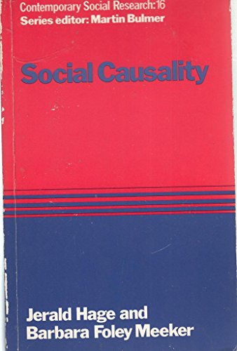 Imagen de archivo de Social Causality a la venta por Better World Books: West