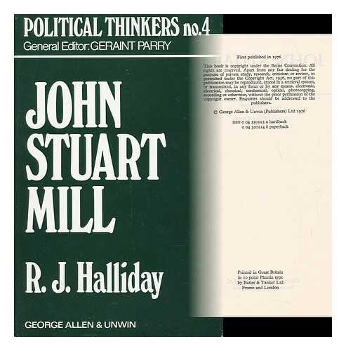 Beispielbild fr John Stuart Mill. zum Verkauf von Plurabelle Books Ltd
