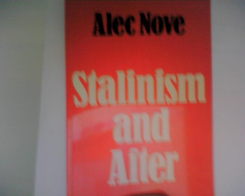 Beispielbild fr Stalinism and After zum Verkauf von Anybook.com