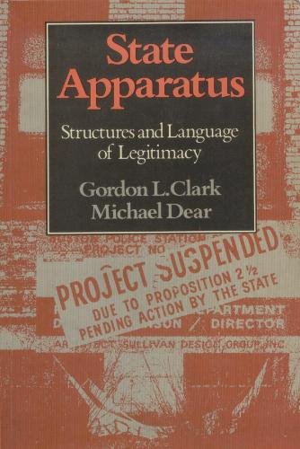 Beispielbild fr State Apparatus: Structures and Language of Legitimacy zum Verkauf von Reuseabook