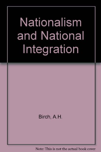 Stock image for Nationalism and National Integration. for sale by Plurabelle Books Ltd