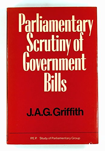 Stock image for Parliamentary Scrutiny of Government Bills (P.E.P. S.) for sale by WorldofBooks