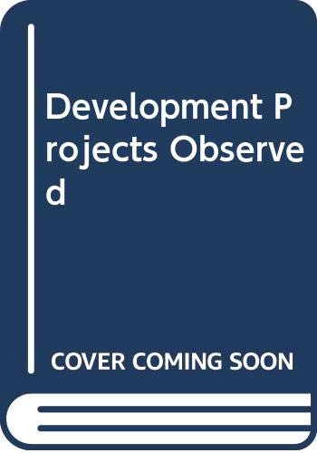 9780043301173: Development Projects Observed