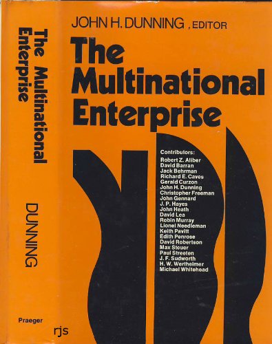 Imagen de archivo de The Multinational Enterprise a la venta por Better World Books: West