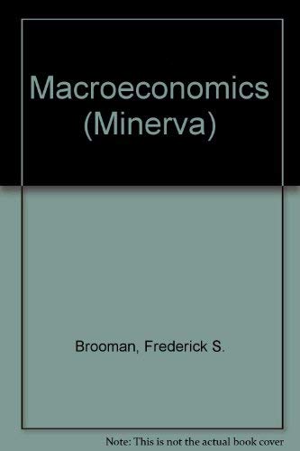 Beispielbild fr Macroeconomics (Minerva) zum Verkauf von AwesomeBooks