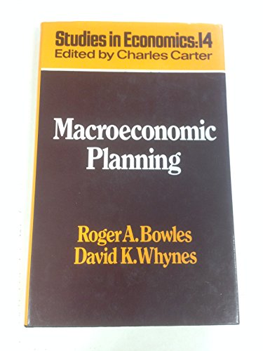 Beispielbild fr Macroeconomic Planning: Studies in Economics : 14 zum Verkauf von dsmbooks