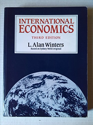 Stock image for International Economics for sale by Better World Books