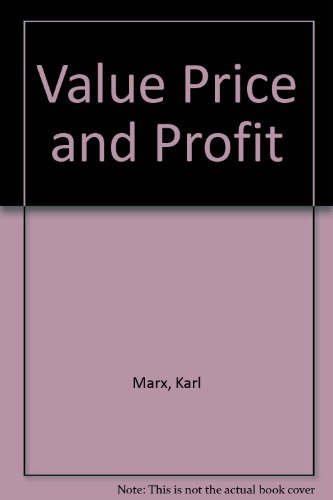 Value Price and Profit (9780043310199) by Karl Marx