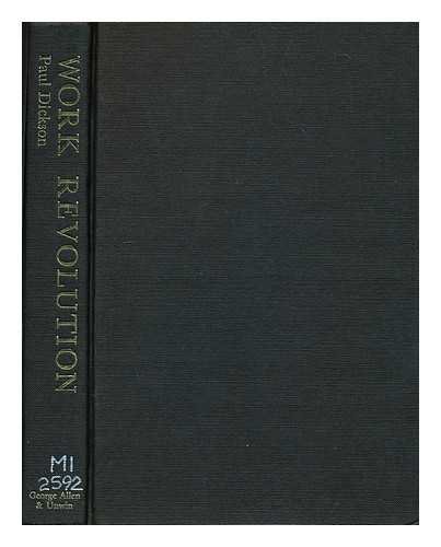 Work Evolution: How the Pattern of Our Working Lives May be Changed [signed]