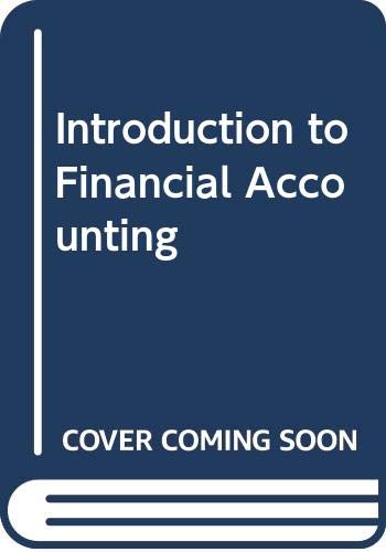 9780043320723: Introduction to financial accounting