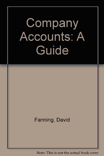 9780043320938: Company Accounts: A Guide